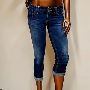 Arizona Jean Co. Cropped Rolled up Jeans Size 3